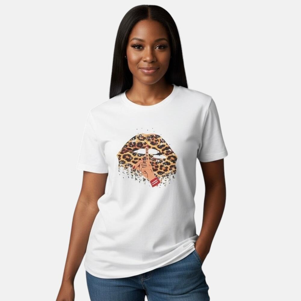 Be Quiet Women White T-Shirt